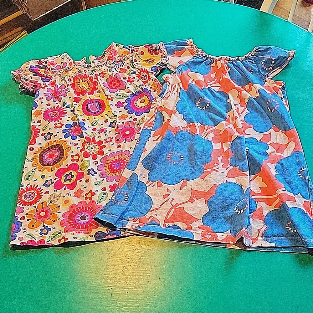 Hanna Andersson summer dress bundle Size 110 5/6